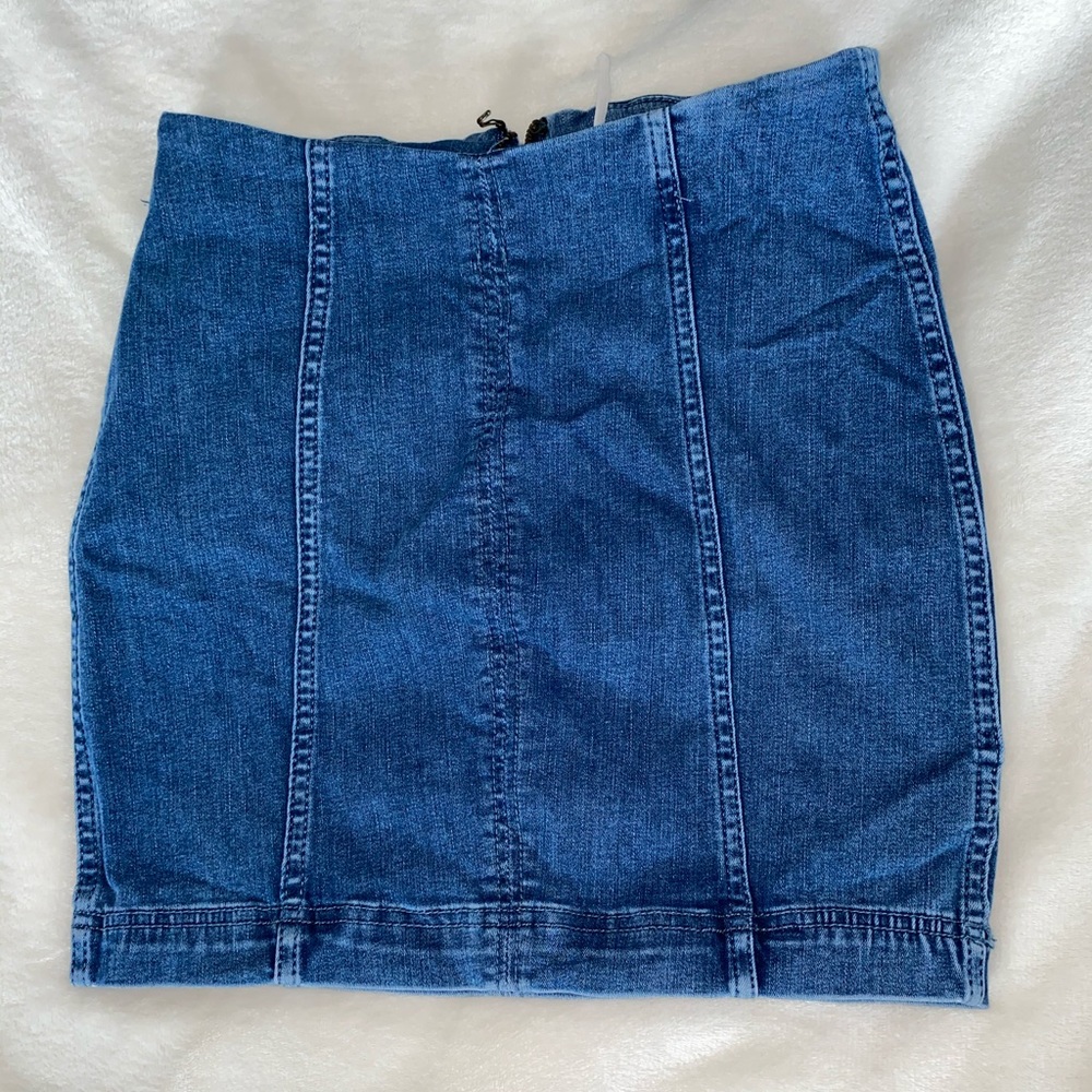 Free People Denim Skirt